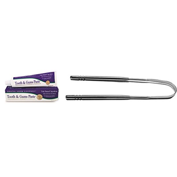 Tooth and Gums Paste 4 OZ. + Tongue Cleaner