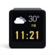 thumbnail image 1 of Estación Meteorológica Inteligente Coreana con Wifi, Pantalla Portátil de Escritorio con Alarma de Temperatura, Humedad y Tiempo, Reloj A, 1 of 5