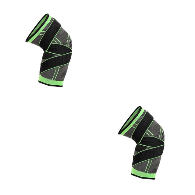Soporte de Rodilla Wosthever Fitness Correr Ciclismo Compresión Pad Elástico M: 35-40cm