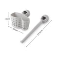 thumbnail image 3 of Yuarrent Organizador de cocina, cesta colgante de almacenamiento para fregadero, esponja sin perforaciones, paño de cocina, soporte para escurridor, Almacenamiento y organización del hogar Yuarrent HA022623-00, 3 of 6