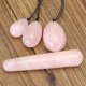 thumbnail image 4 of 3Pcs natural rose quartz yoni egg kegel exercise 100mm massage stick manual massager luolv, 4 of 4