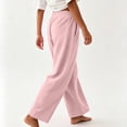 thumbnail image 7 of WRFWUL Womens Wide Leg Sweatpants Loose Fit Casual Lounge Pants Elastic Waist Drawstring with Pockets Fall Winter Cozy Joggers Trousers, 7 of 7