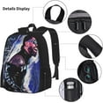 thumbnail image 5 of Jey Wrestler USO Backpack 3 Pieces Set With Lunch Box And Pencil Pouch Combination for Work/Sport/Picnic Stylish Laptop Backpack Travel Daypack Stationery Bag, 5 of 8