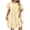 Beige, variant on Qiopertar Plus Size Casual Dress for Women Solid Color Round Neck Short Sleeve A-Line Dress Spring Summer Vacation Party Comfy Relaxed Fashion, Beige XXL