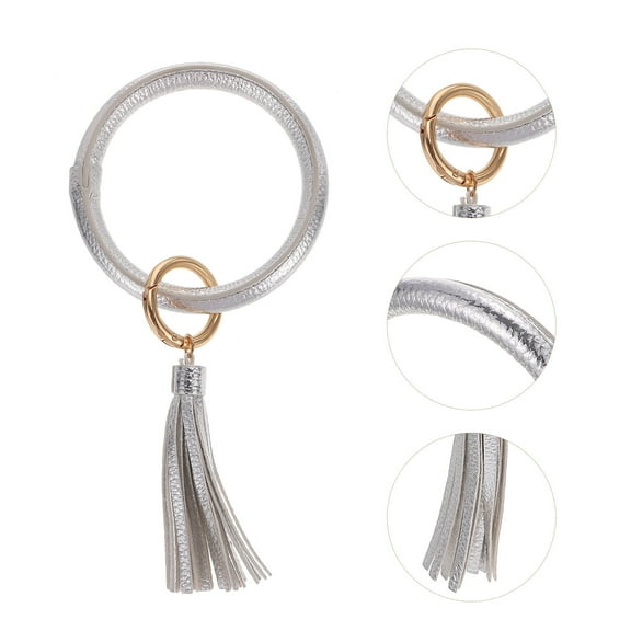 KALLORY Cute Wristlet Keychain Keyring Bracelet 1Pcs