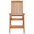 thumbnail image 4 of vidaXL Patio Folding Chairs Camping Garden Lawn Chair Solid Wood Eucalyptus, 4 of 5