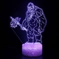 thumbnail image 1 of Luz nocturna Gorillas Monkeys 3D LED que cambian de color para niños, 1 of 1