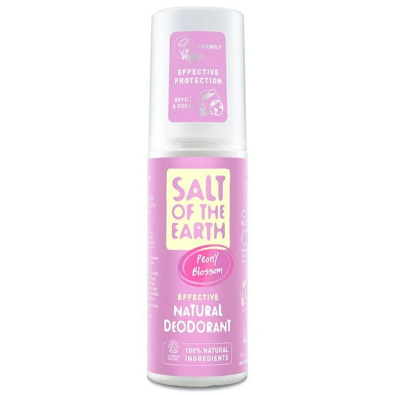 Salt of The Earth Peony Blossom Natural Deodorant Spray 100ml