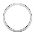 thumbnail image 2 of Jewels By Lux 14K White Gold 3mm Flat Wedding Ring Band Size 7.5, 2 of 3
