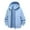 Light Blue, variant on Women's Waterproof Windbreaker Jacket Breathable Outdoor Hiking Jacket Loose Fit Lightweight Raincoat for Walking Running