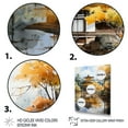 thumbnail image 3 of Designart "Golden Pavilion Japon wall decor II" Japanese Wall Decor, 3 of 5