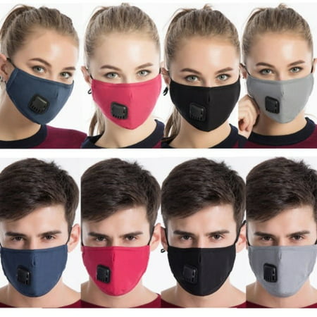 Unisex Anti Smoke Air Filter Dust Face Mask Outdoor DustProof Filter multi