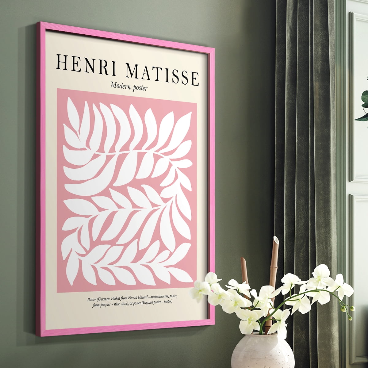 Matisse LXXIV Framed Print - Solid Wood
