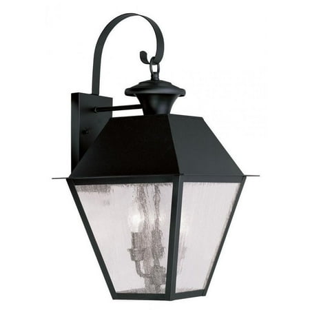 

Livex Lighting Mansfield 3 Light Outdoor Wall Lantern