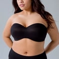 thumbnail image 7 of Women's Full Support Non Bra Strapless Push Up Plus Size Seamless Bra Convertible Bandeau Bra, 7 of 7