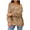 Khaki, variant on Honeeladyy Women's Loose Knit Sweater, Comfortable Round Neck, Fashionable Pullover Sweater, Women's Clothing
