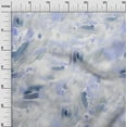 thumbnail image 3 of oneOone Silk Tabby Medium Blue Fabric Abstracts Sewing Craft Projects Fabric Prints By Yard 42 Inch Wide, 3 of 5