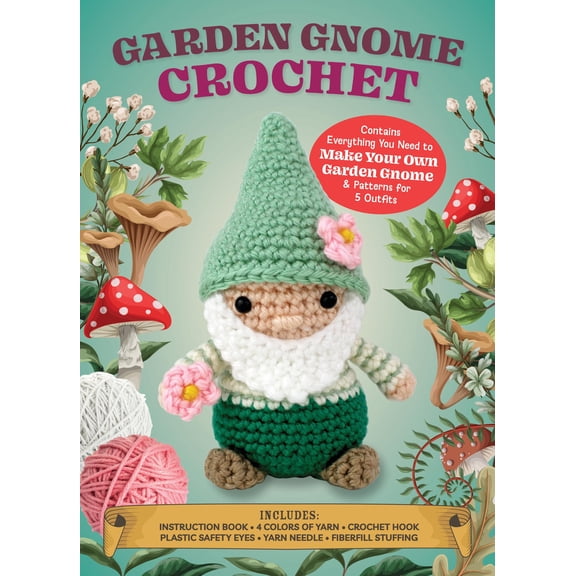 Garden Gnome Crochet: Make Your Own Magical and Mischievous Amigurumi Friends (Paperback)