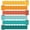 Groovy, variant on GYA 216ft Boho Bulletin Board Borders Set, Boho Classroom Decorations, Colorful Wavy Scalloped Rolled Border Trims for School Teacher Supplies, Classroom Door Wall Decals, 6 Designs