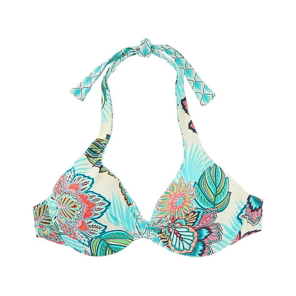 Coco Reef Women's Reversible Bra-Sized Twist-Front Swim Top (36/38D, Ivory)