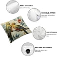 thumbnail image 4 of Jiayy Bird Throw Pillow Cover Parrot Leaf Animal Nature Cute Yellow Decor Square Big Pattern Seasonal Washable Small Couch Outdoor Bed Sofa Oversized Pillow Covers 2 pcs, 4 of 6