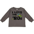 thumbnail image 3 of Inktastic I Love the '80s-musical notes Boys or Girls Long Sleeve Toddler T-Shirt, 3 of 5