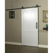 Spectrum Millbrooke PVC Barn Door H-Style Size 42"wide x 84"high - Kit *Requires Assembly* White