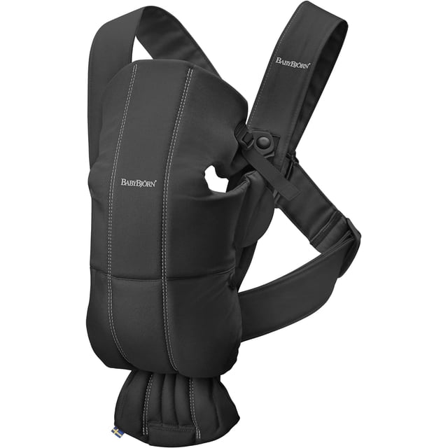 BabyBjörn Baby Carrier Mini, Cotton, Black