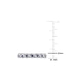 thumbnail image 4 of 1/6 Carat (Ctw) Lab-Created Blue Sapphire Eternity Band Ring in 10K White Gold for Women, 4 of 6