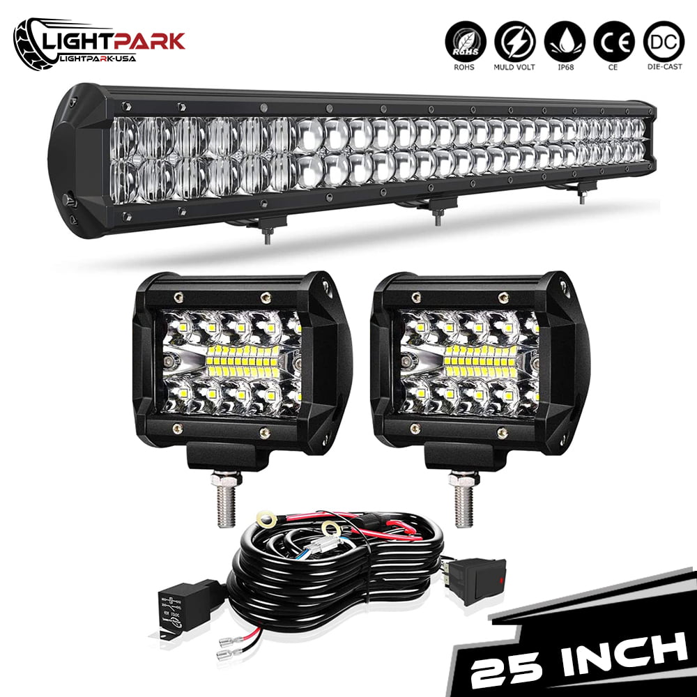 25INCH 162W SLIM LED LIGHT BAR FLOOD SPOT FIT OFFROAD 4X4WD FORD DRIVING LAMP 24