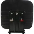 thumbnail image 3 of Black Vinyl Low Back Two-Piece Plastic Pan Seat Compatible with John Deere 4010 4020 5010 5020 Case IH 1070 1090 1170 Allis-Chalmers 7010 7020 7030 7040 Ford 8000 9000 Oliver 1550 1650, 3 of 3