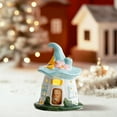 thumbnail image 6 of Hometravel Ceramic Christmas Village House, Magical Glowing Night Light Decor, Miniature Tabletop Christmas Scene with LED for Desktop, Shelf, Mantel, 6 of 6