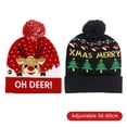 thumbnail image 5 of Gorro de punto de Navidad Led para mantener el calor gorro de luz Led regalos perfectos para adultos niños mujer hombre en invierno-peine AB-Dontodent Kuyhfg Sin marca, 5 of 5