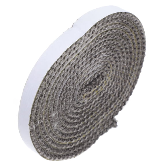 WHAMVOX 1 Roll Flat Stove Rope Self Adhesive Stove Seal Fireplace Tape Wood Stove Door Gasket Fiberglass Rope Sealant Strip Fire Seal Liner