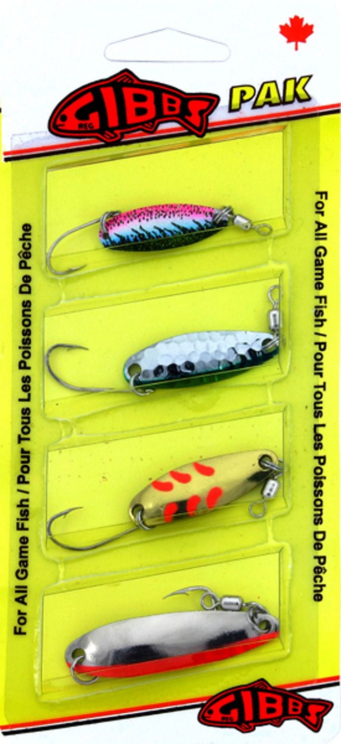 Gibbs Delta Croc Spoon Kit, The Gibbs Delta Croc has fantastic wobbling action that drives fish wild whether cast or trolled.