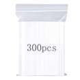 thumbnail image 1 of Bolsa transparente de plástico resellable, bolsa con cierre de cremallera reutilizable fuerte, gruesa y duradera, bolsa con cierre de cremallera, cierre de bloqueo, 23*33cm, 16 unidades, 300 Uds., 1 of 5