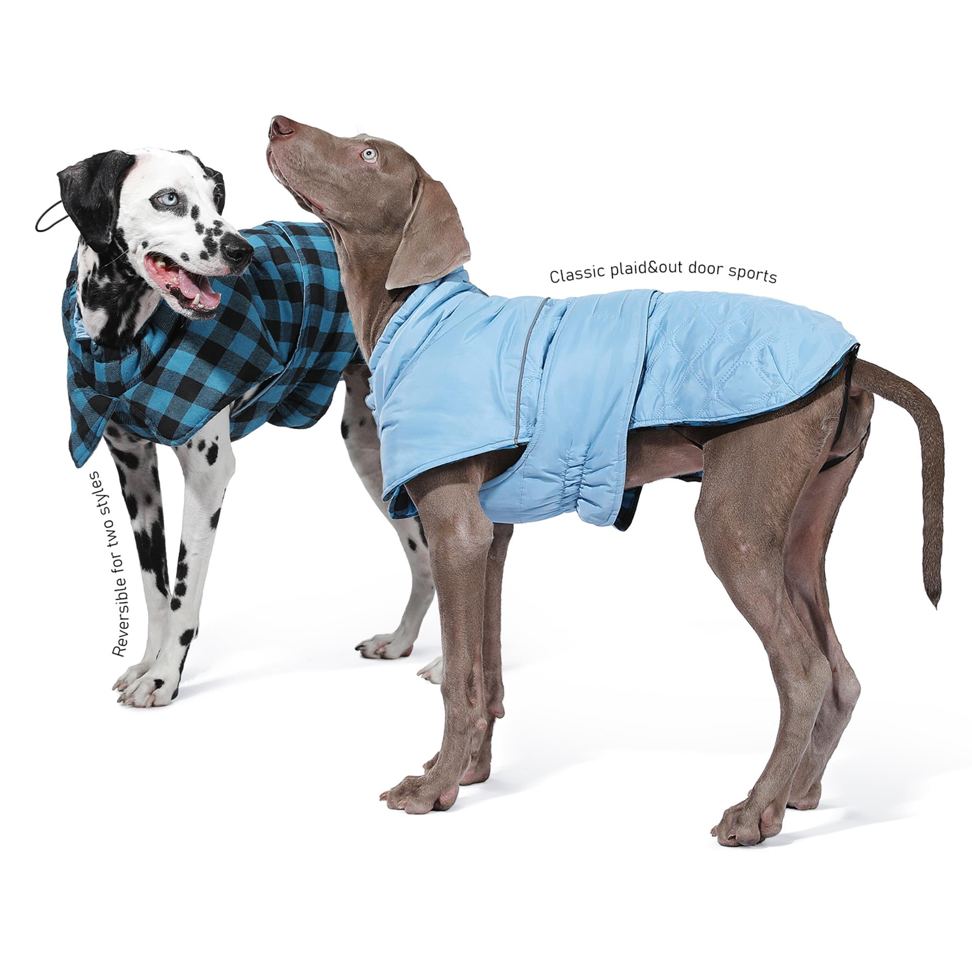 Kadyn Reversible Water Repellent Dog Jacket Pets Apparel Winter Warm Outdoor Sport Dog Coats for Winter Cold Weather Puppy Comfort Vest, Blue XL Kadyn Reversible Water Repellent Dog Jacket Pets Apparel Winter Warm Outdoor Sport Dog Coats for Winter Cold Weather Puppy Comfort Vest, Blue XL