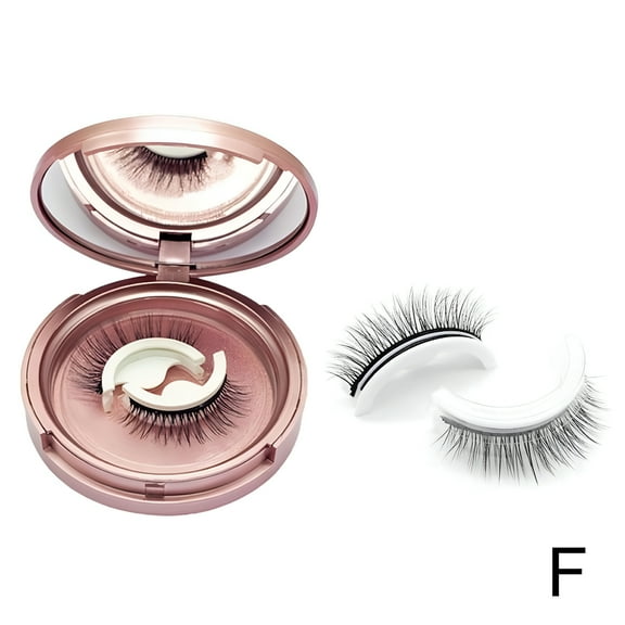 CCOCC Reusable Self-adhesive Eyelashes Glue Free Waterproof False Eyelashes No Liner Or Glue Required Makeup Lashes