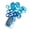 Blue, variant on mdesiwst 50Pcs Women Hair Ties Vibrant Color High Elasticity Hair Bands No Damage Strong Hold Ponytail Holder Versatile Hair Accessories