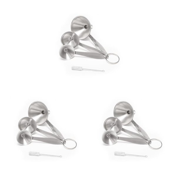 Naiovety 1 Juego de embudos para mermelada de acero inoxidable útiles herramientas creativas de cocina relleno de aceite fácil de usar para comedor Type1 NO1 Naiovety CBP349963
