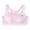 Pink, variant on LYMAYTER Girls Training Bra Seamless Breathable Sports Bras Fixed Coaster Wireless Mesh Breathable Vest 12-15Y