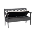 thumbnail image 3 of Powell Elliana Storage Bench Grey, 3 of 23