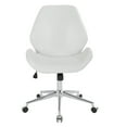 thumbnail image 3 of OSP Home Furnishings Chatsworth Office Chair in Black Faux Leather with Chrome Base, 3 of 5