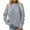 Gray, variant on Brglopf Women's Oversized Sweatshirts Long Sleeve Crew Neck Pullover Sweatshirt Casual Loose Pullover Tops 2023
