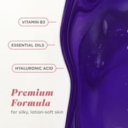 Caress Black Orchid & Patchouli Oil Body Wash, Moisturizing Body Wash with Hyaluronic Acid & Vitamin B3, 20 oz