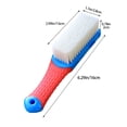 thumbnail image 2 of Soft Bristle Cleaning Brush,Laundry Scrub Brush,Laundry Stain Brush with Long Handle Very Soft Bristle Cleaning Brush for Clothes Shoes Sneaker Protable Laundry Brush for Stains on Clothes,1Pcs, 2 of 8