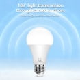 thumbnail image 6 of 10-Pack Dusk to Dawn Light Bulbs Outdoor 80 Watt Equivalent, 9W 6000K,800 Lumen, Motion Sensing LED Bulb for Wall lamp Porch Garage Yard Light, 6 of 8