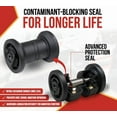 thumbnail image 3 of 2 Pack Forged RD441-21702 Lower Roller Track Loaders for Kubota Mini Excavators Replaces KX161-3, KX161-3SCA, KX161-3STCA, KX057-4CA, KX057-4 Sunbelt Track Frame, 3 of 10