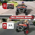 thumbnail image 5 of Joyracer 24V Kids Ride on Car Truck,  2 Seater 4WD Electric UTV, Remote Control,  Storage Spacec, Music, Red, 5 of 8