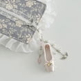 thumbnail image 5 of LICEWO Dance Shoe Ribbon Phone Charm Keychain Elegant Bowknot Heart Pendant Keyring, 5 of 11